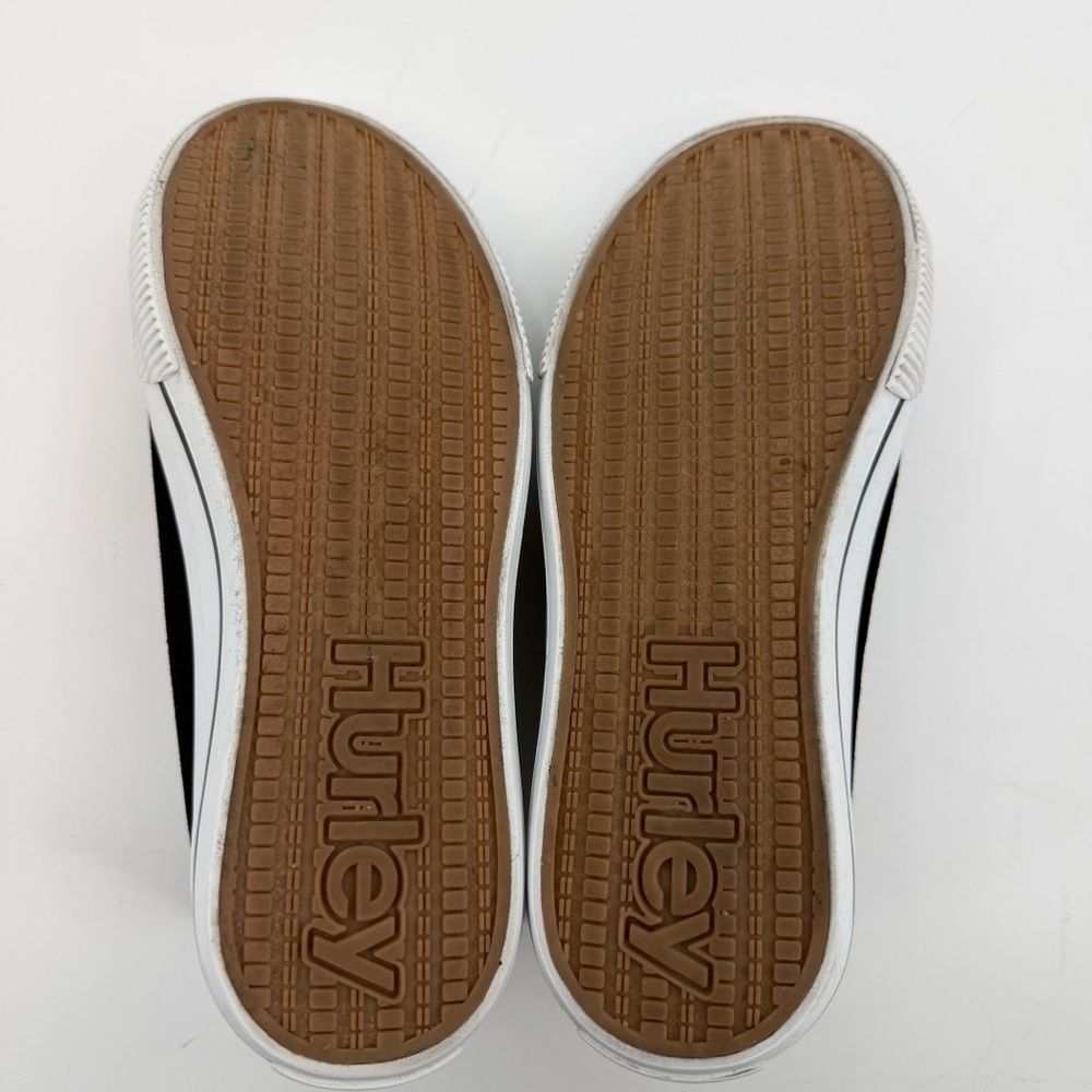 Hurley Chloe Black Slip On Sneakers | Size 6.5 | Canvas Skater Shoes - Picture 9 of 11
